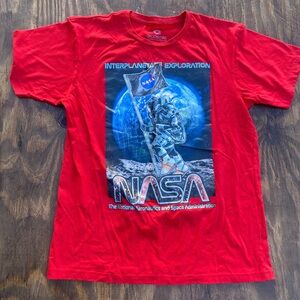 Akademiks Red NASA Graphic Tee